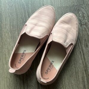 Sperry Light Pink Slip-On Footwear